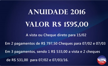 Anuidade 2016